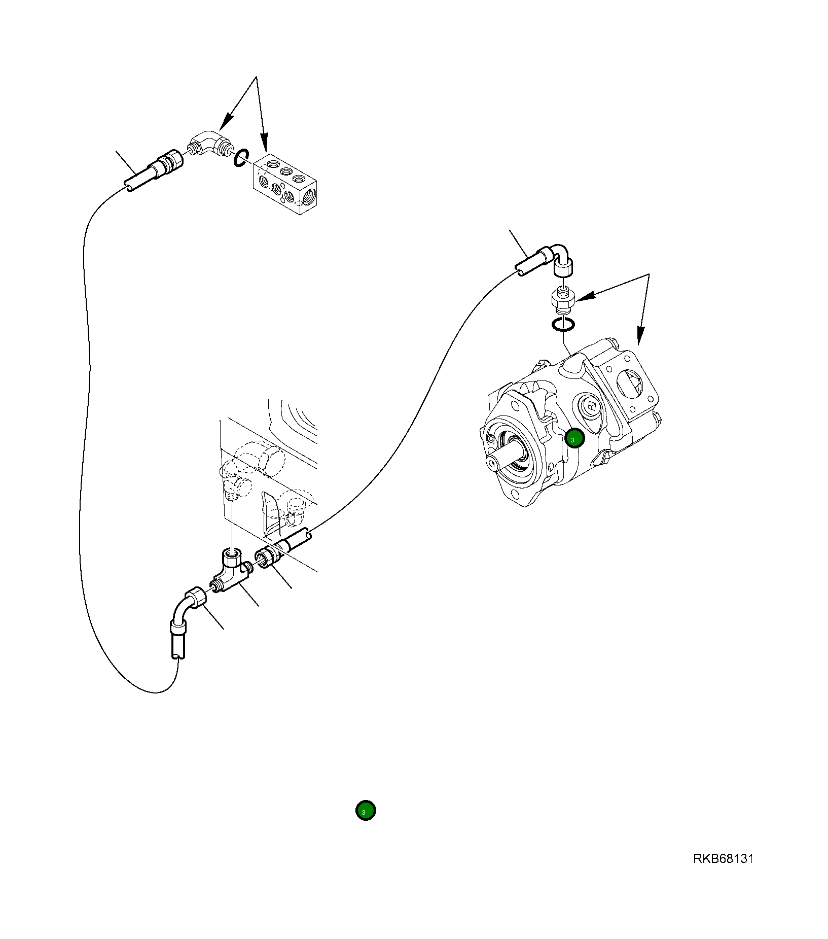 Шланг 42N-62-12882 Komatsu