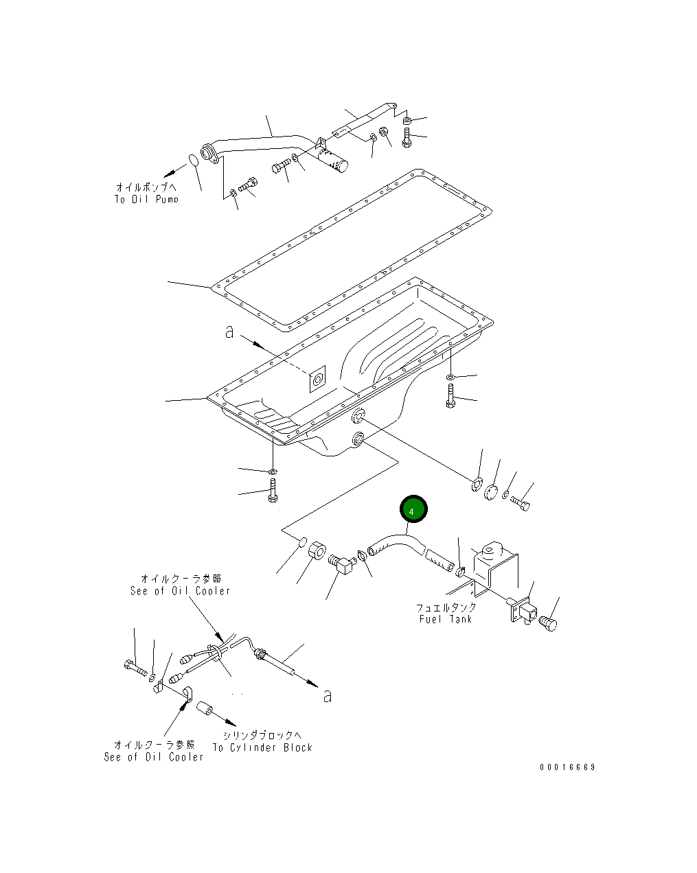 Шланг 425-01-12140 Komatsu