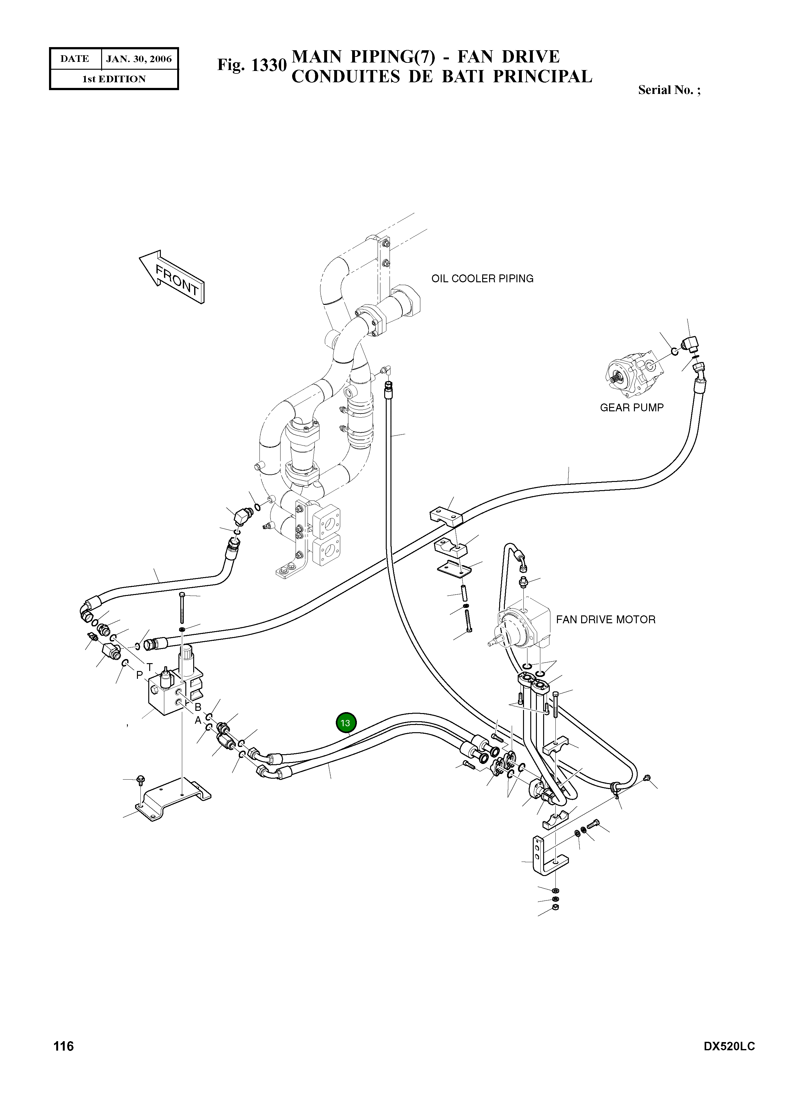 Шланг DS2025068 Komatsu