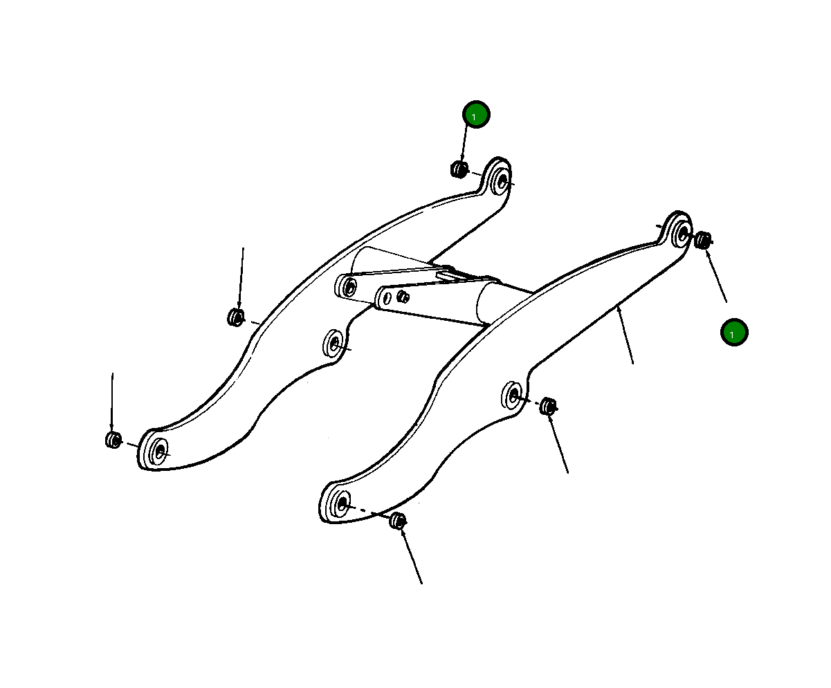 Втулка 1281 678 H1 Komatsu