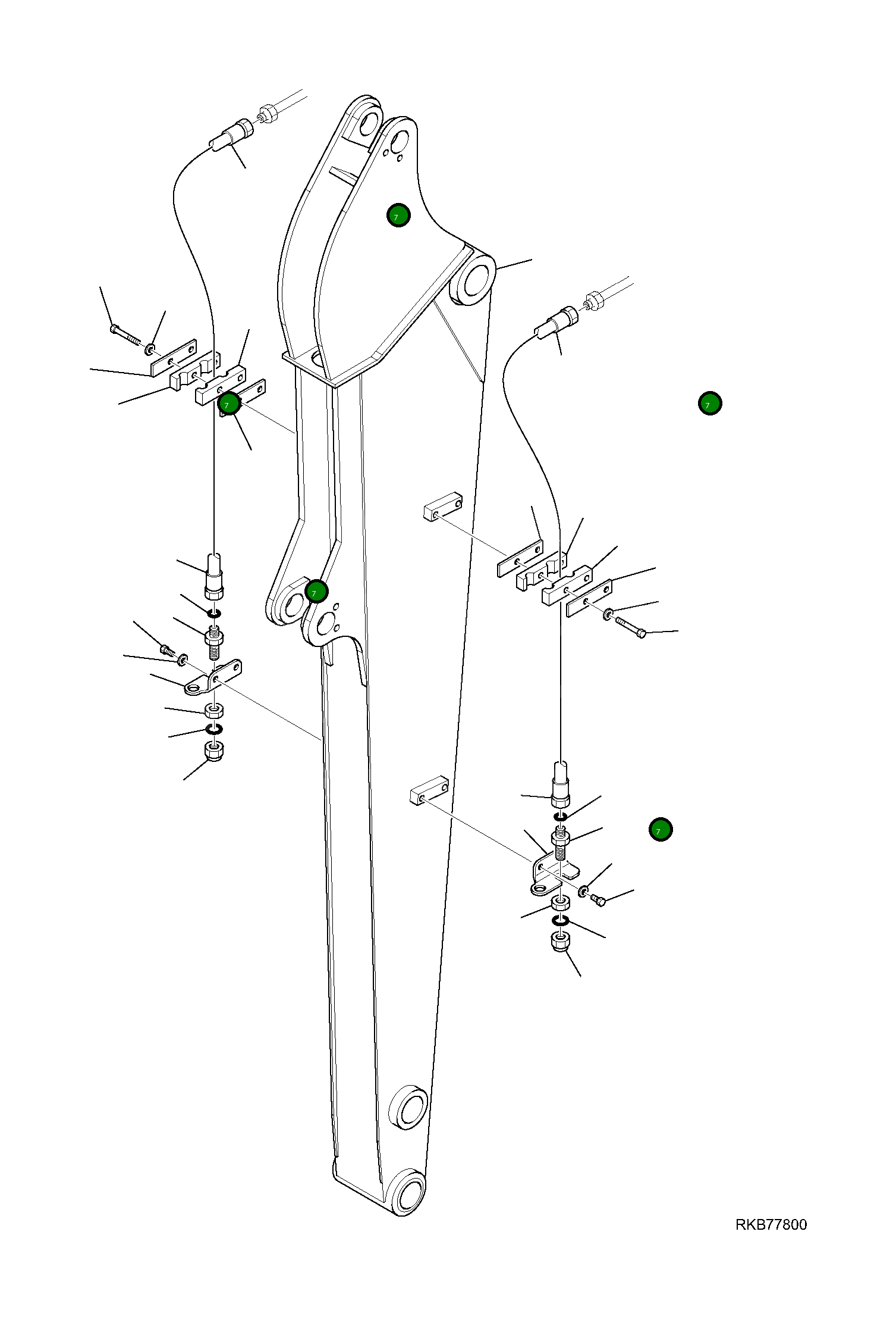 Шланг 22L-09-R9330 Komatsu