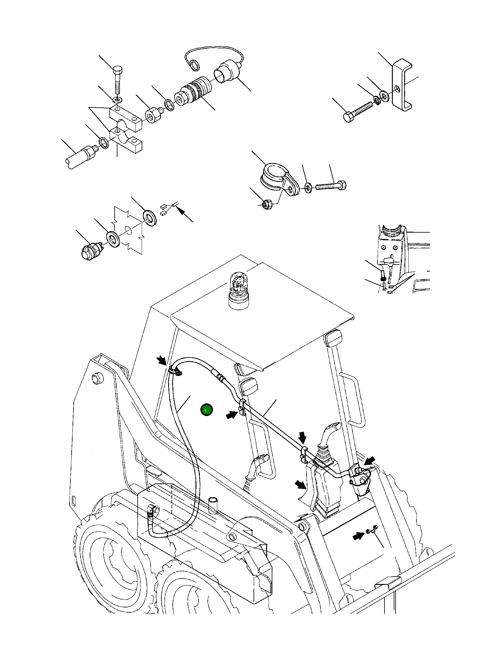 Шланг 392009097 Komatsu