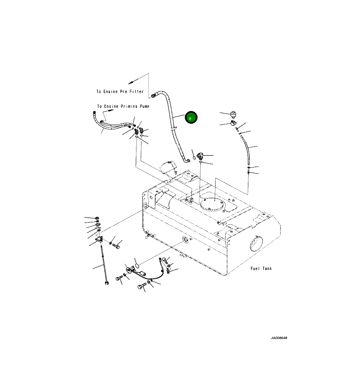Шланг 425-04-41150 Komatsu