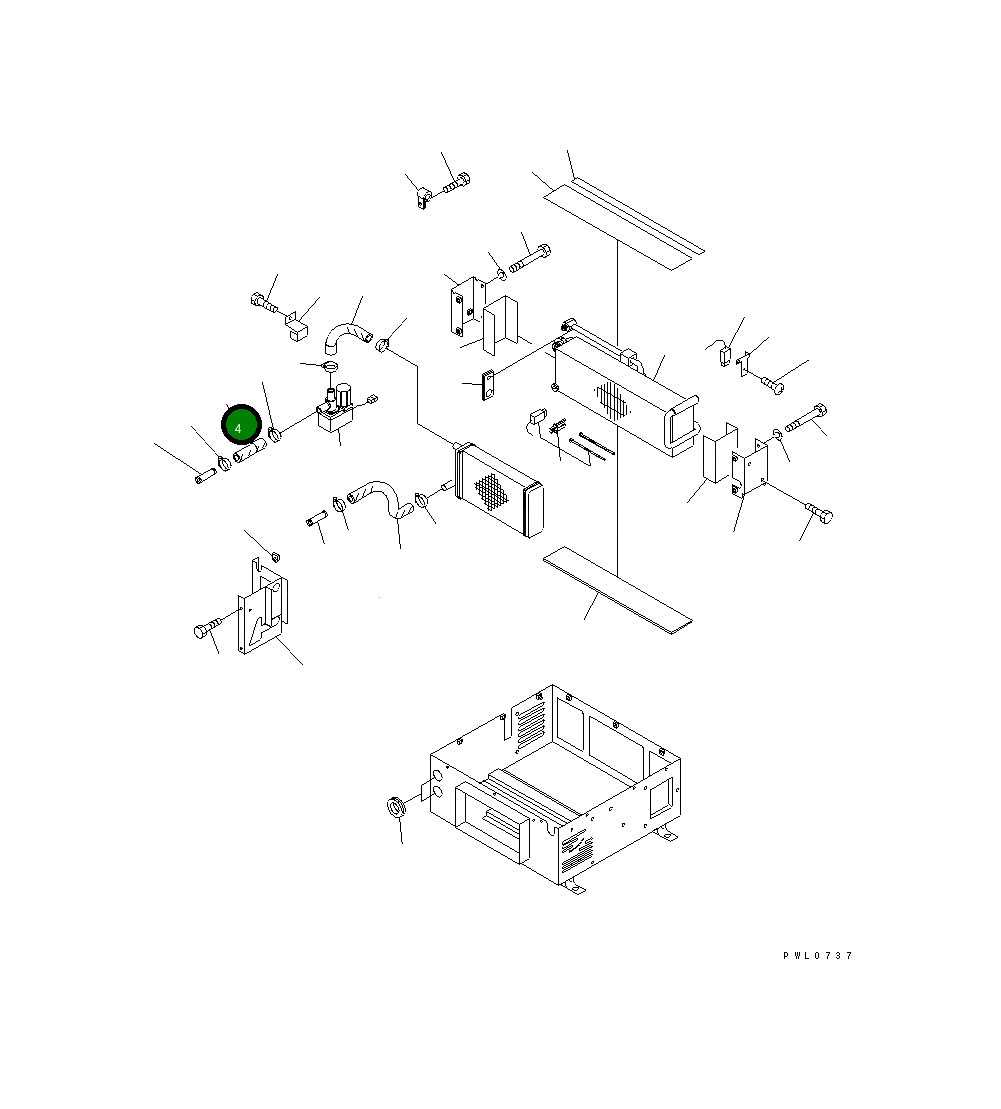 Шланг TW7013-2270 Komatsu