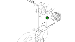 Гайка 01580-31411 Komatsu