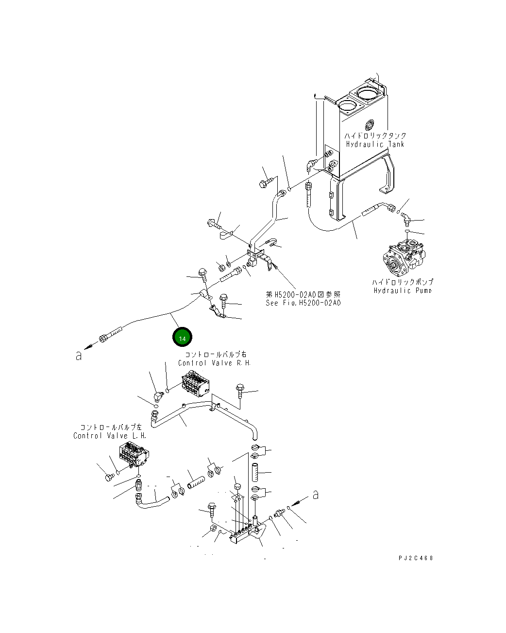 Шланг 23B-60-43190 Komatsu