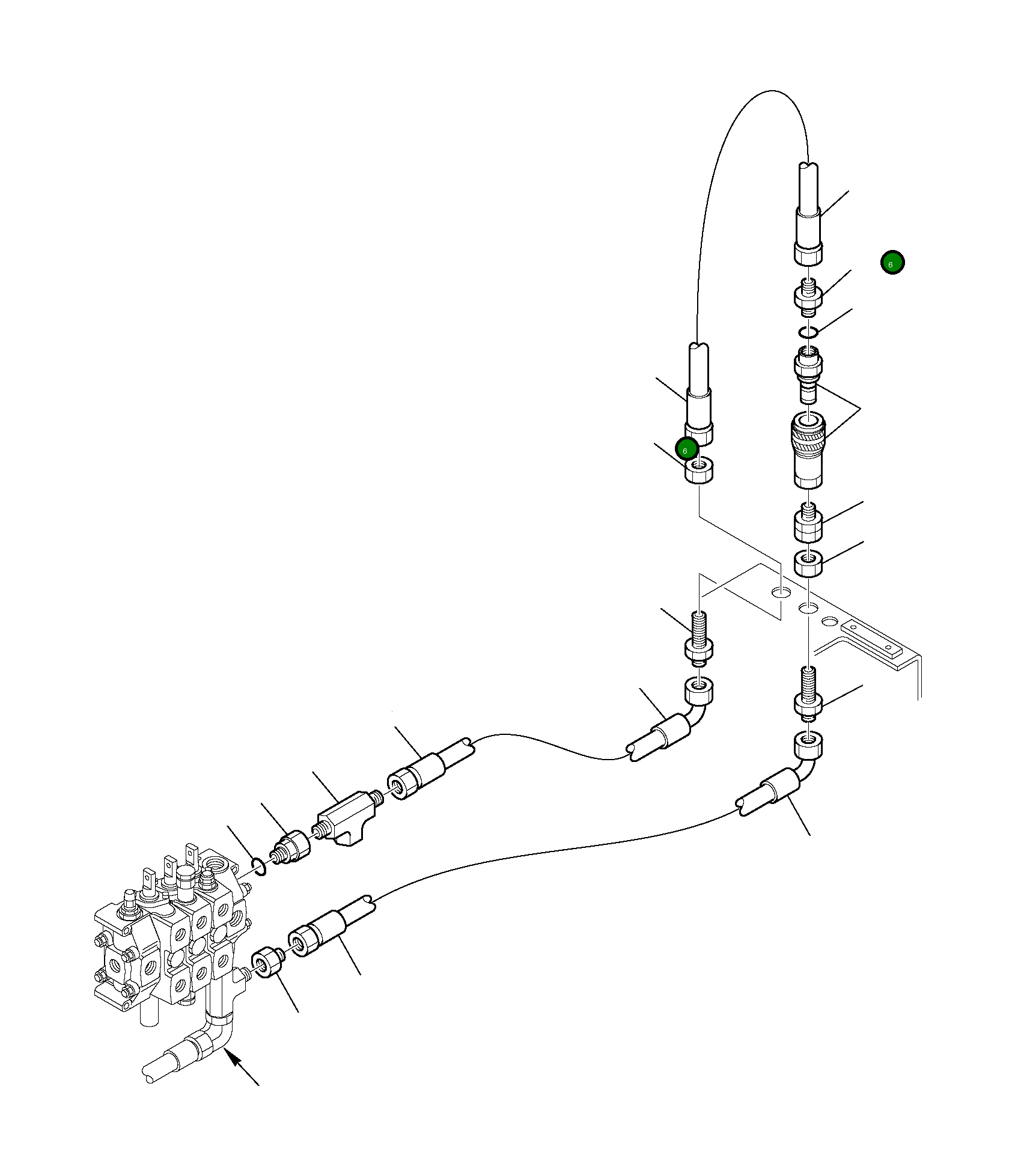 Шланг 392205021 Komatsu