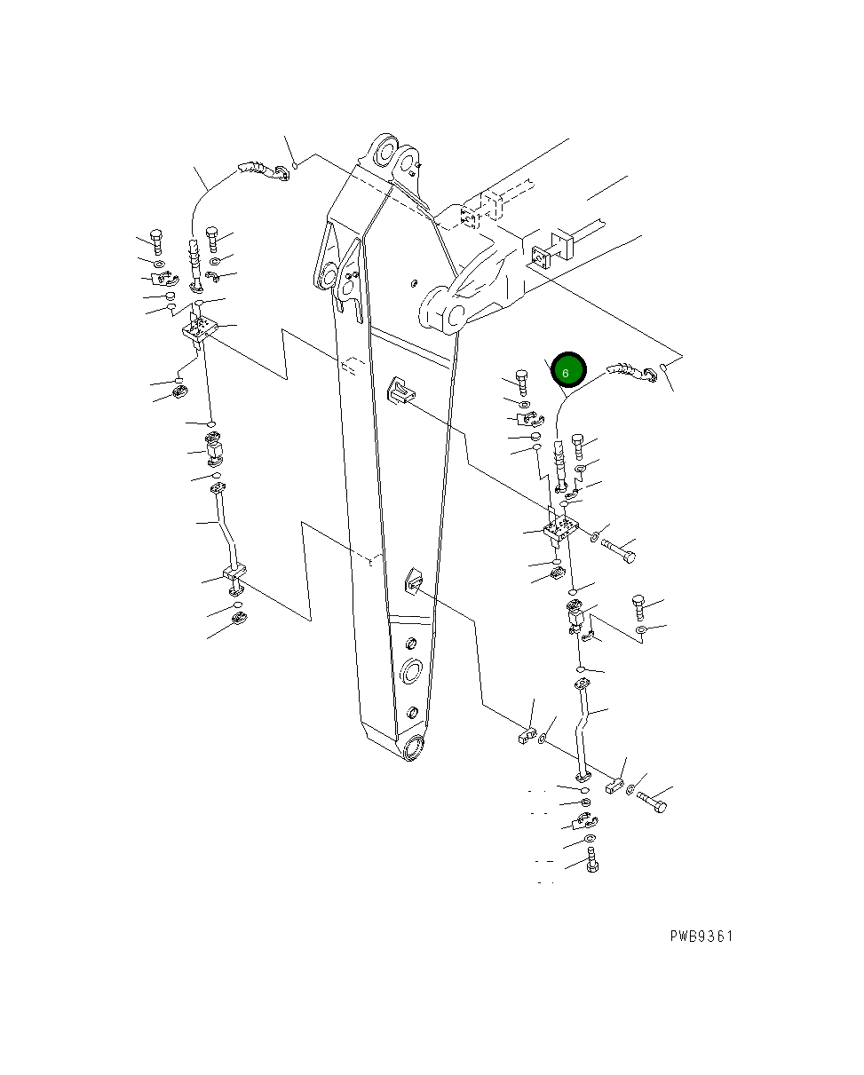 Шланг 20Y-970-K520 Komatsu