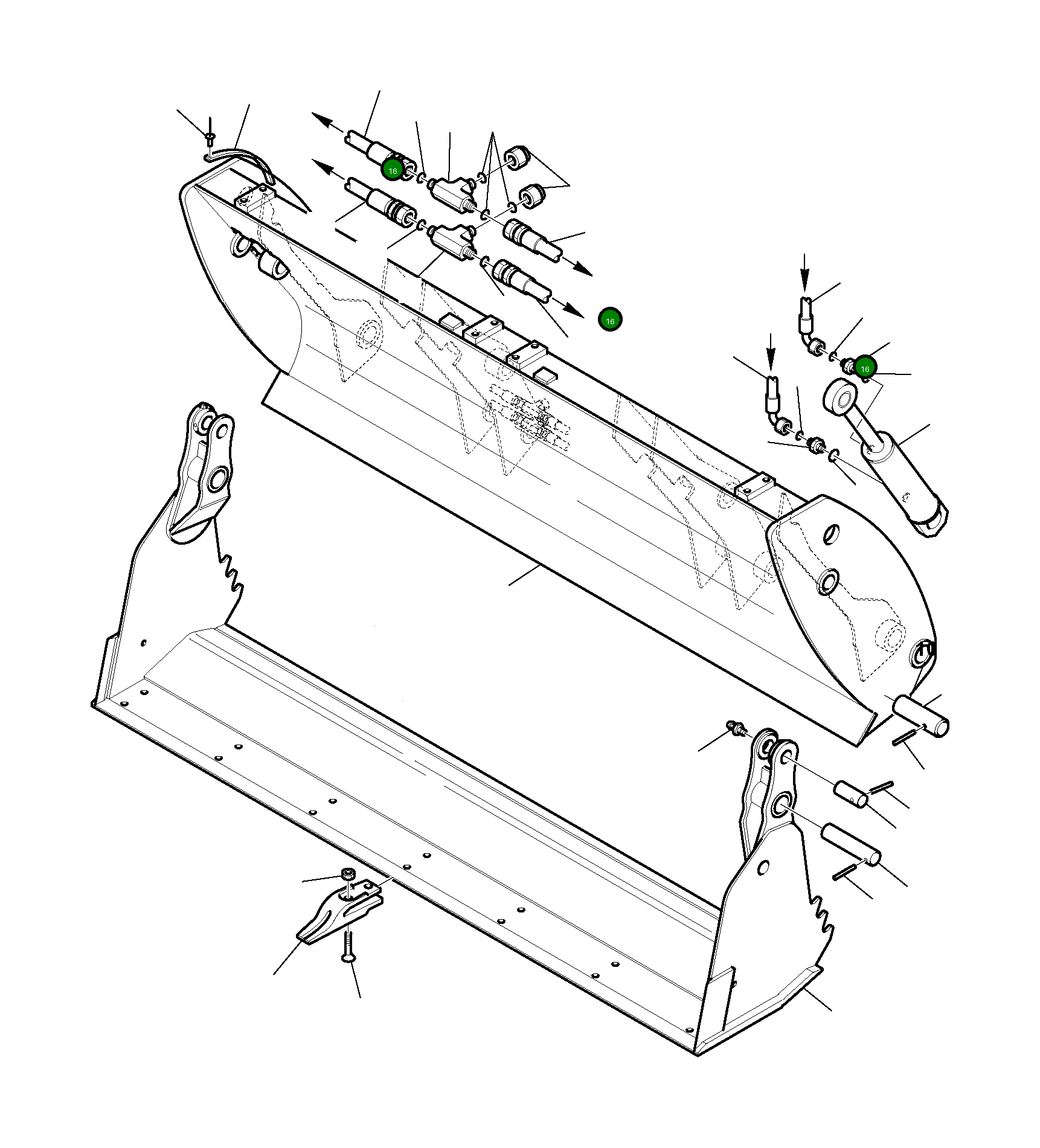 Шланг 42N-62-18980 Komatsu
