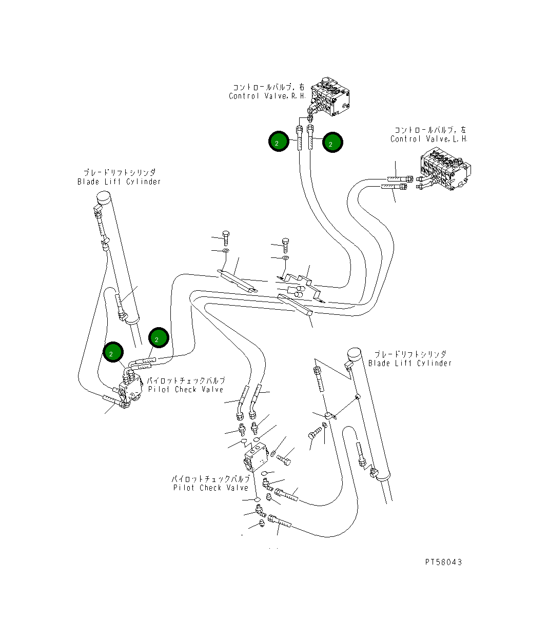 Шланг 23D-60-32141 Komatsu