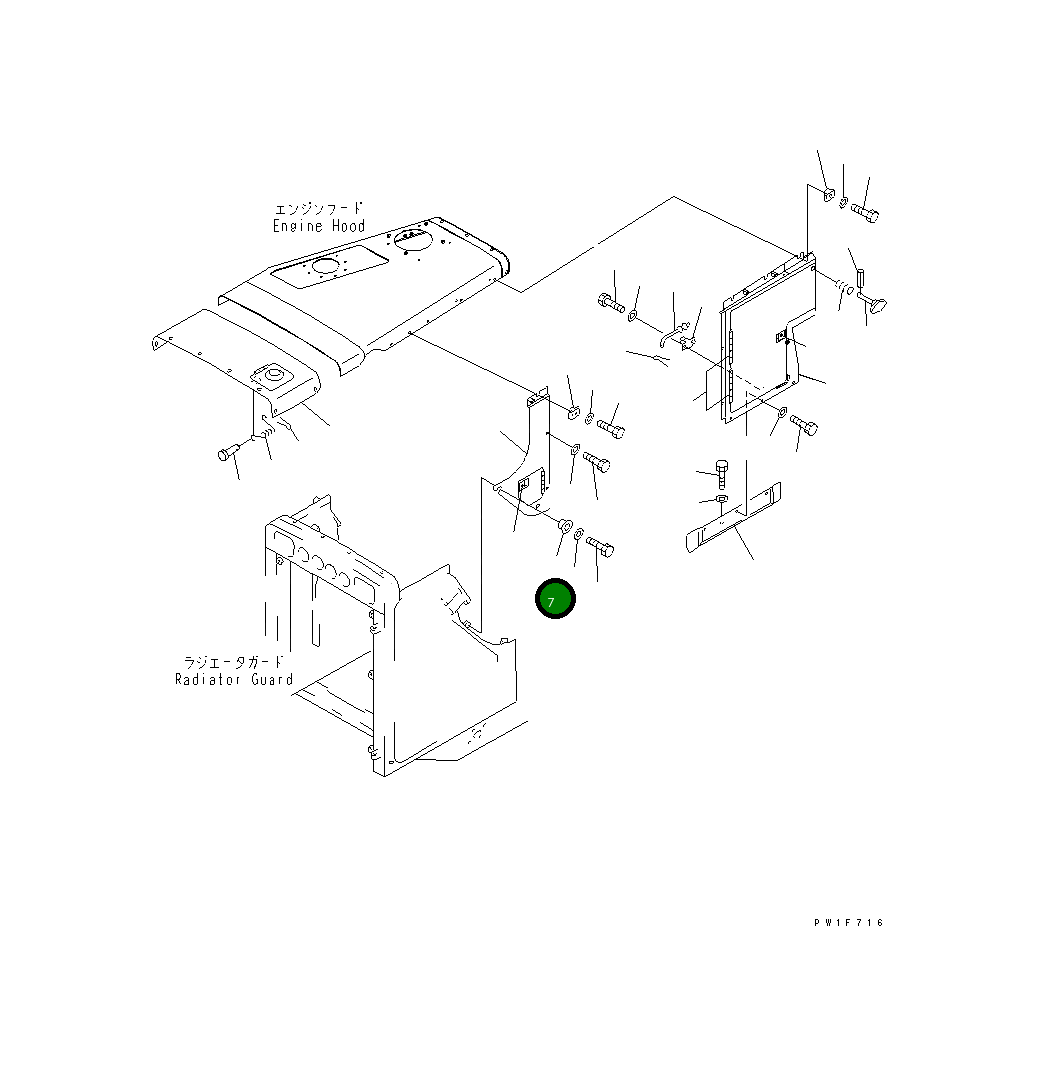 Втулка 154-55-19341 Komatsu