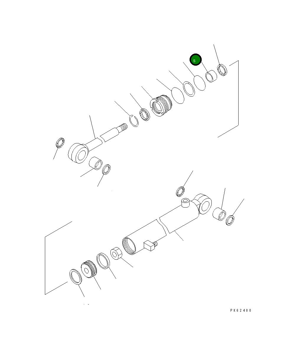 Втулка 07177-02525 Komatsu