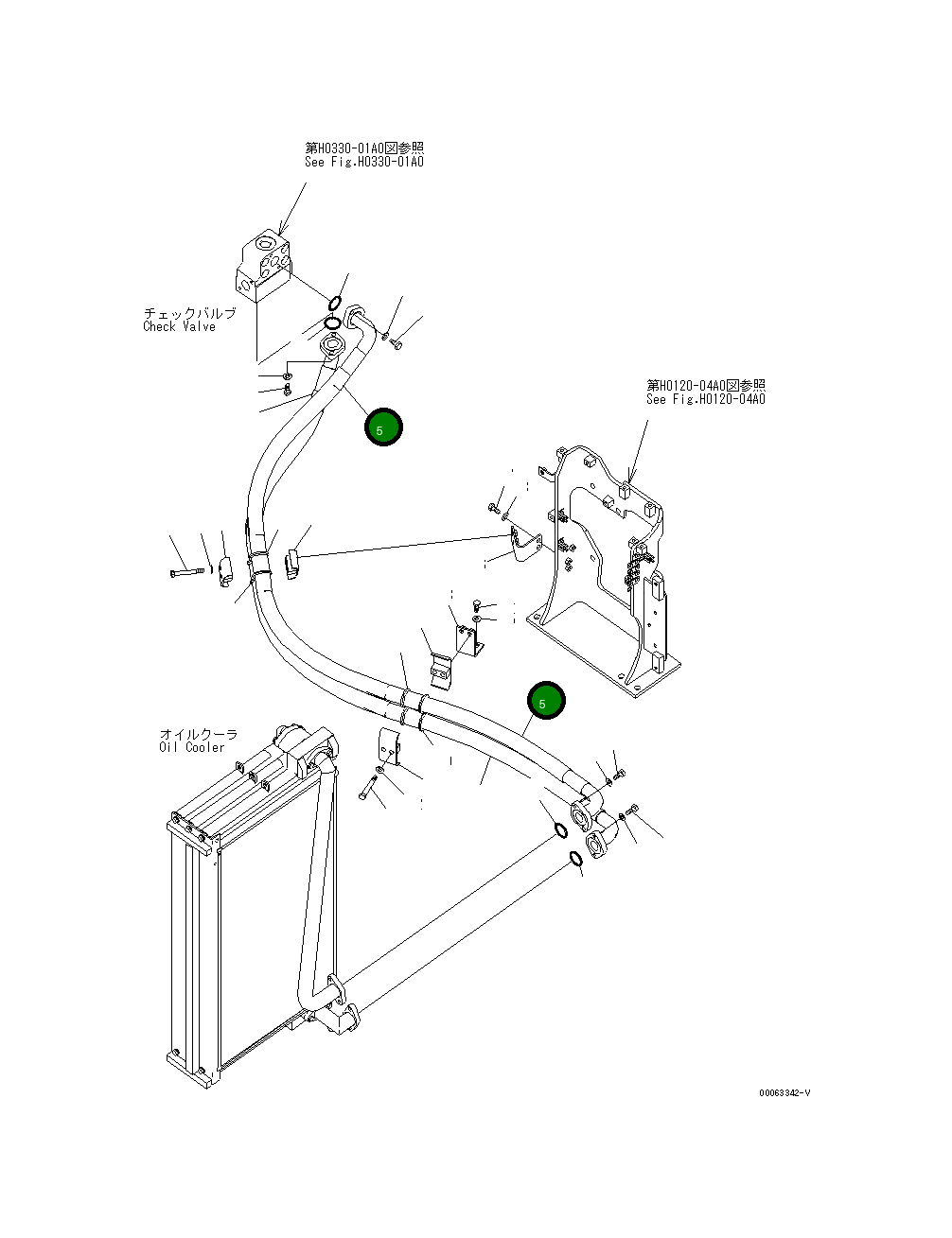 Шланг 8234-62-1191 Komatsu