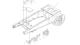 Тканевый элемент 154-862-7220 Komatsu