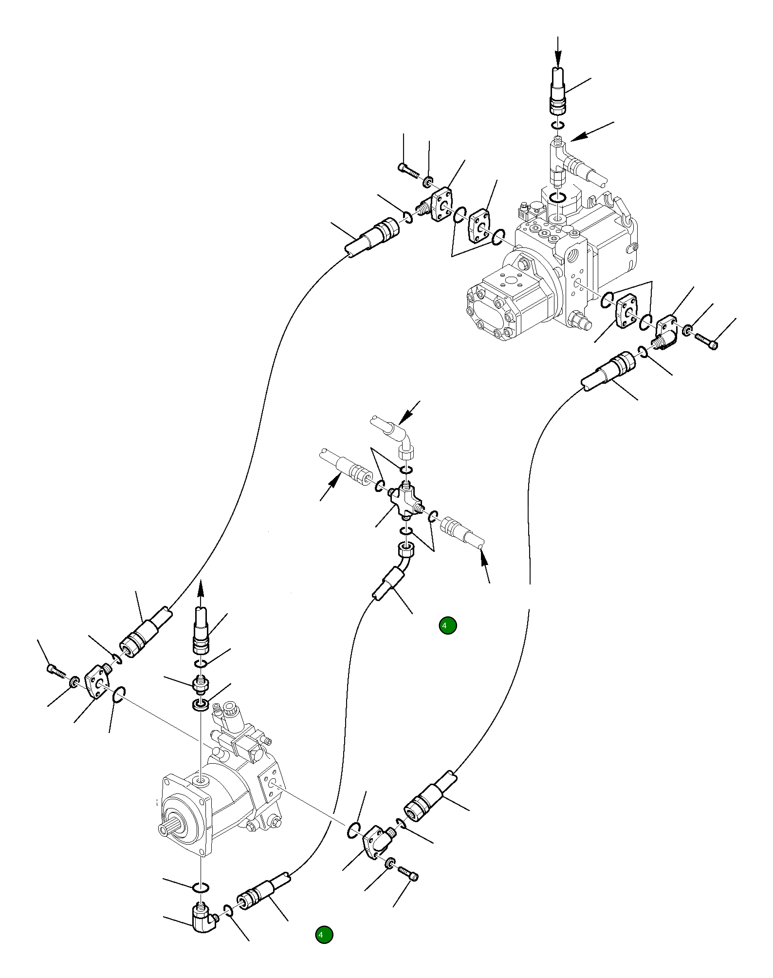 Шланг 392403005 Komatsu