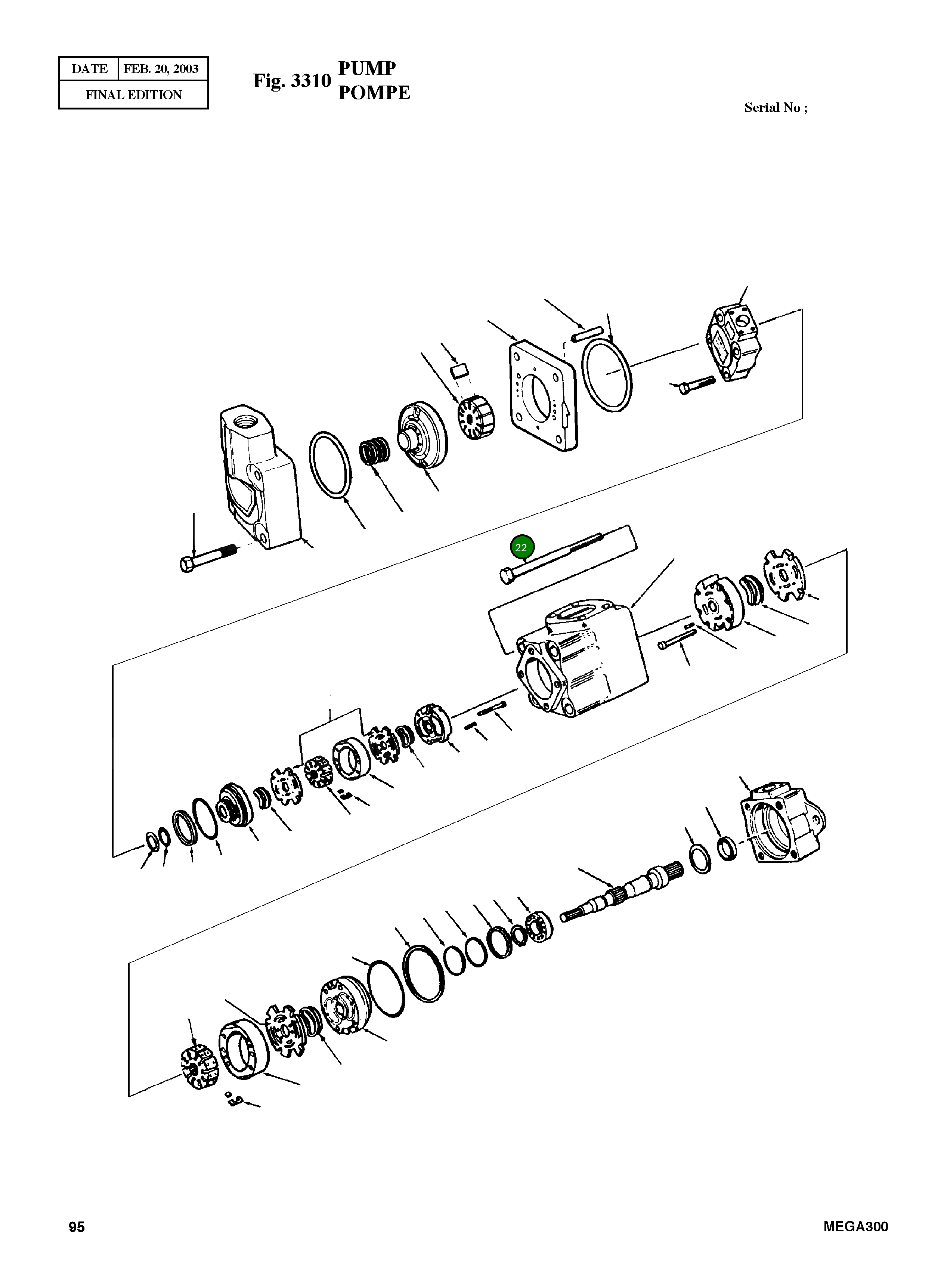 Винт 42955 Komatsu