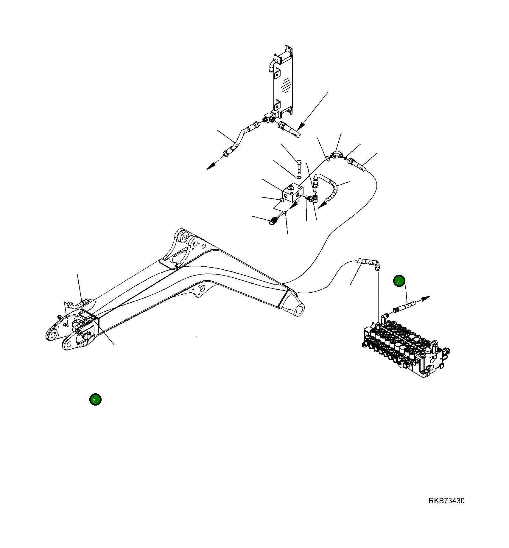 Шланг 22L-09-R8661 Komatsu