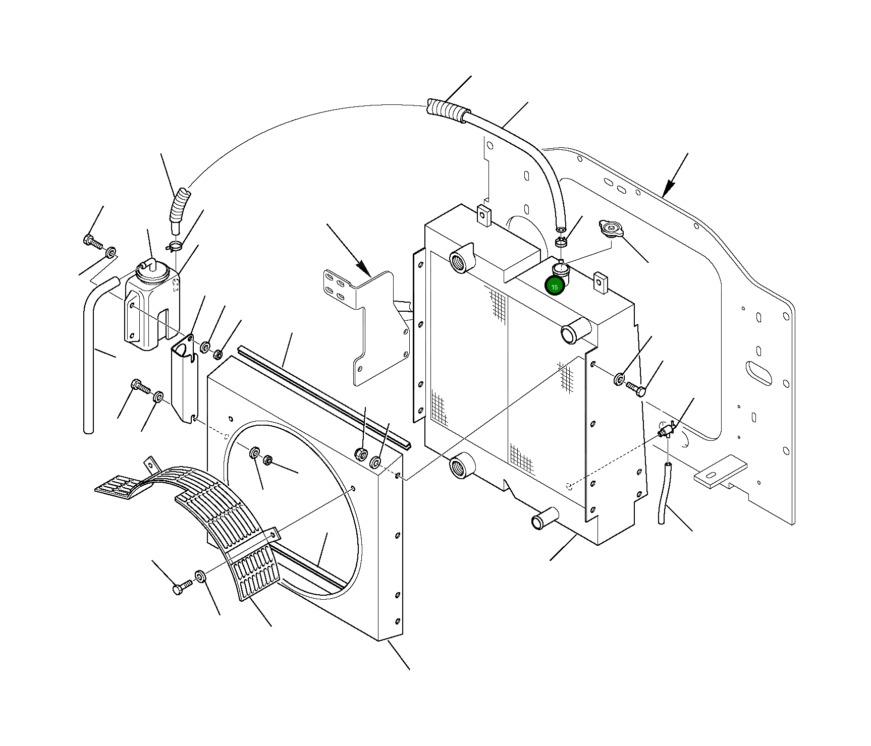 Шланг 37A-03-11321 Komatsu