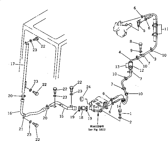 Воздуховод 21K-977-2110 Komatsu