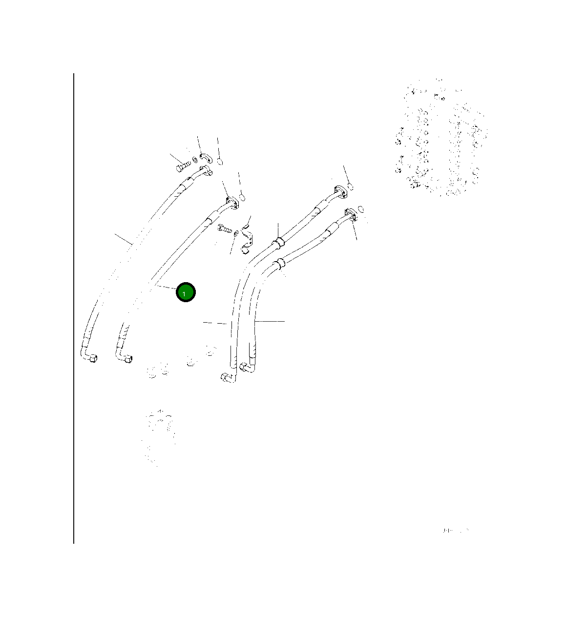 Шланг 2A6-62-11660 Komatsu