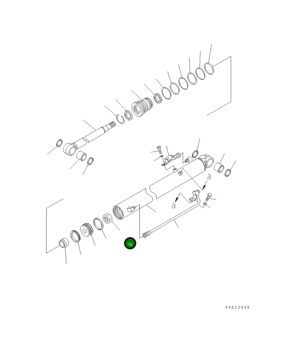 Гайка 01580-03024 Komatsu