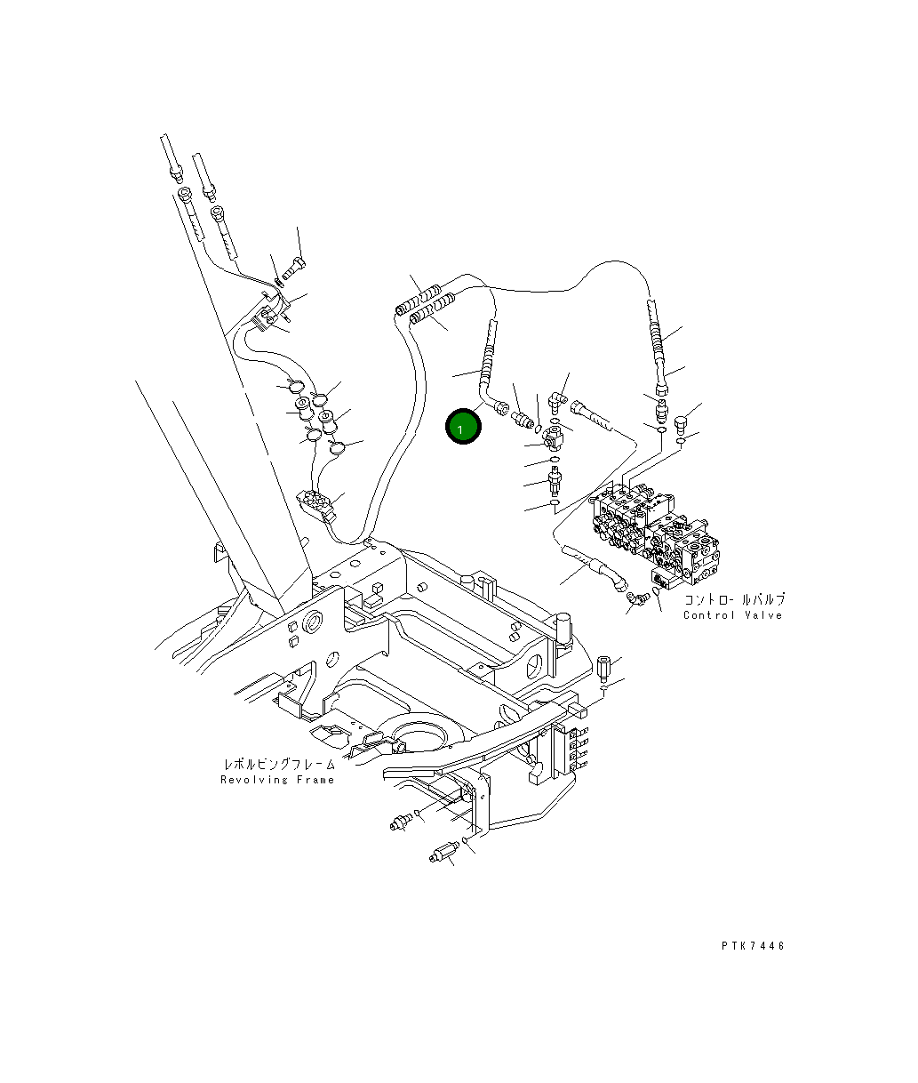 Шланг 21X-973-3440 Komatsu