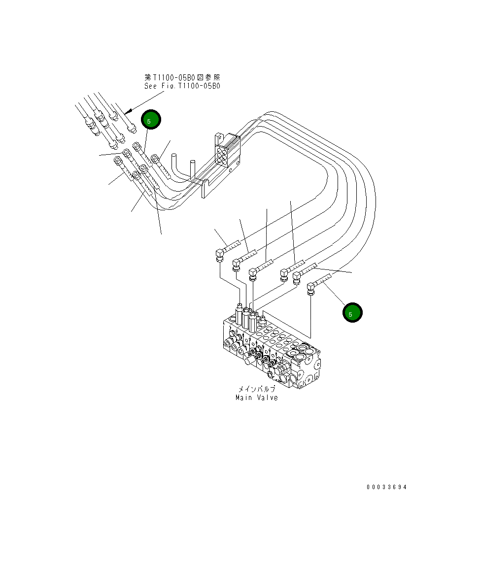 Шланг 22K-62-18363 Komatsu