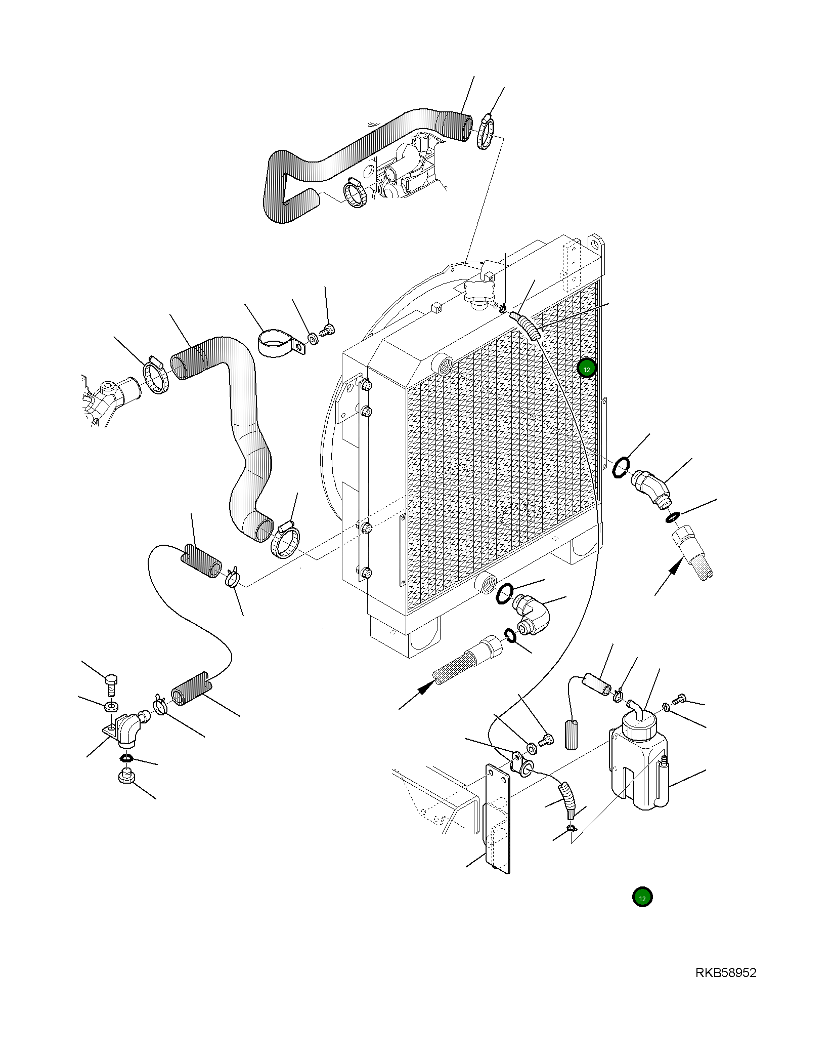 Шланг 21W-03-R1132 Komatsu