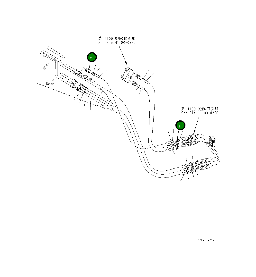 Шланг 22F-62-12863 Komatsu