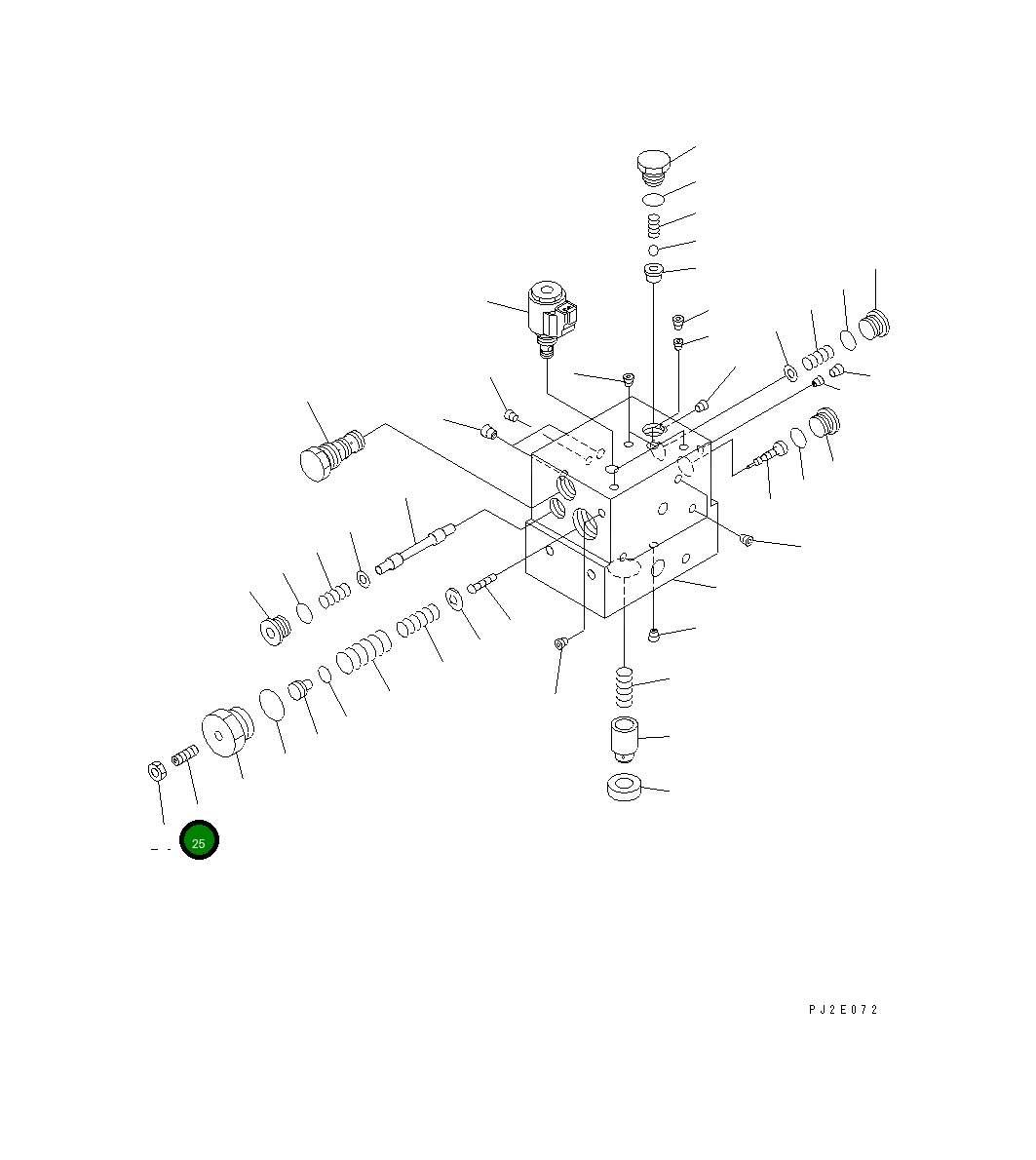 Винт 23B-40-44450 Komatsu