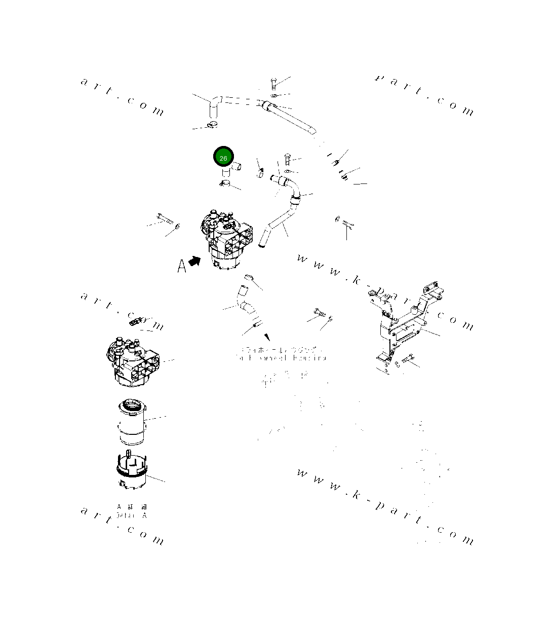 Шланг 423-01-51180 Komatsu