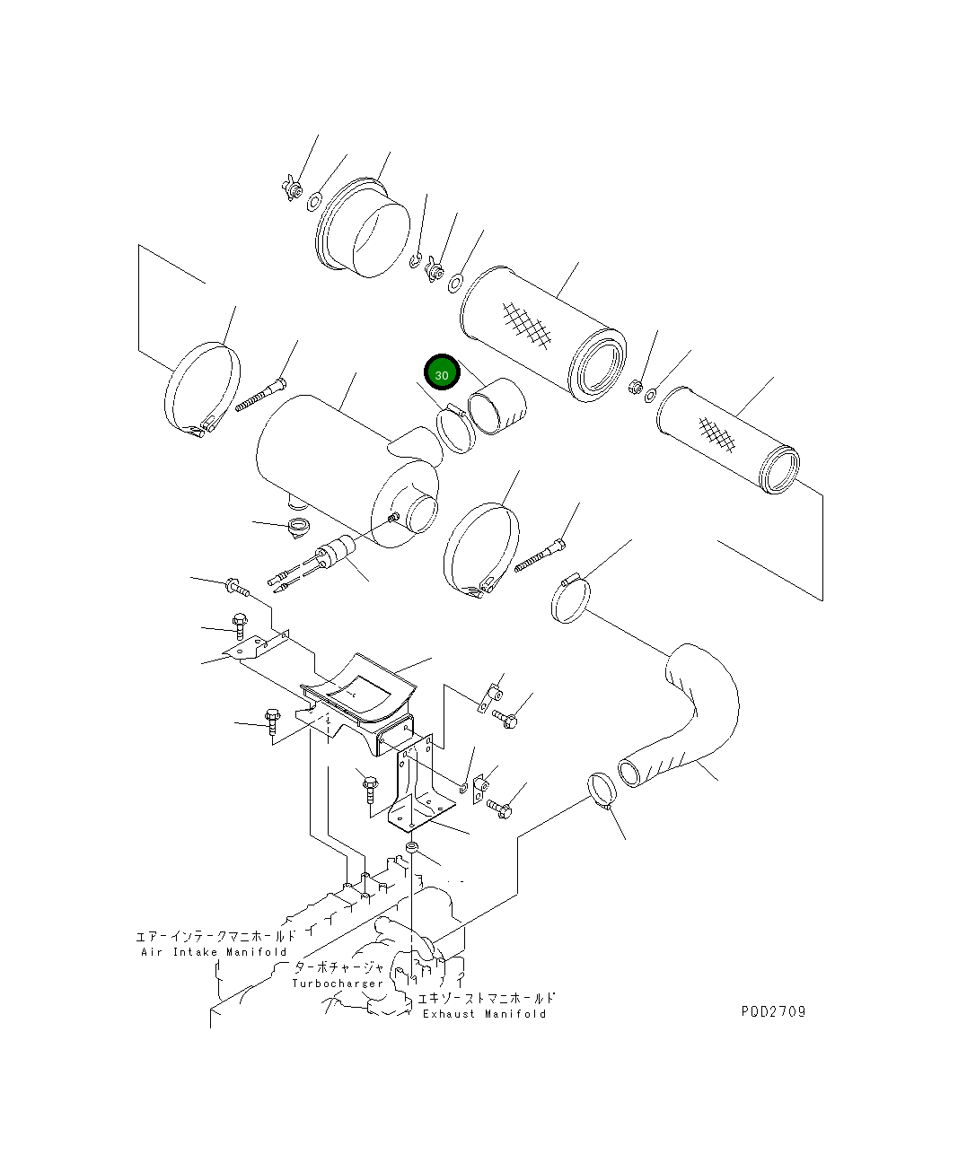Шланг 6222-83-7850 Komatsu