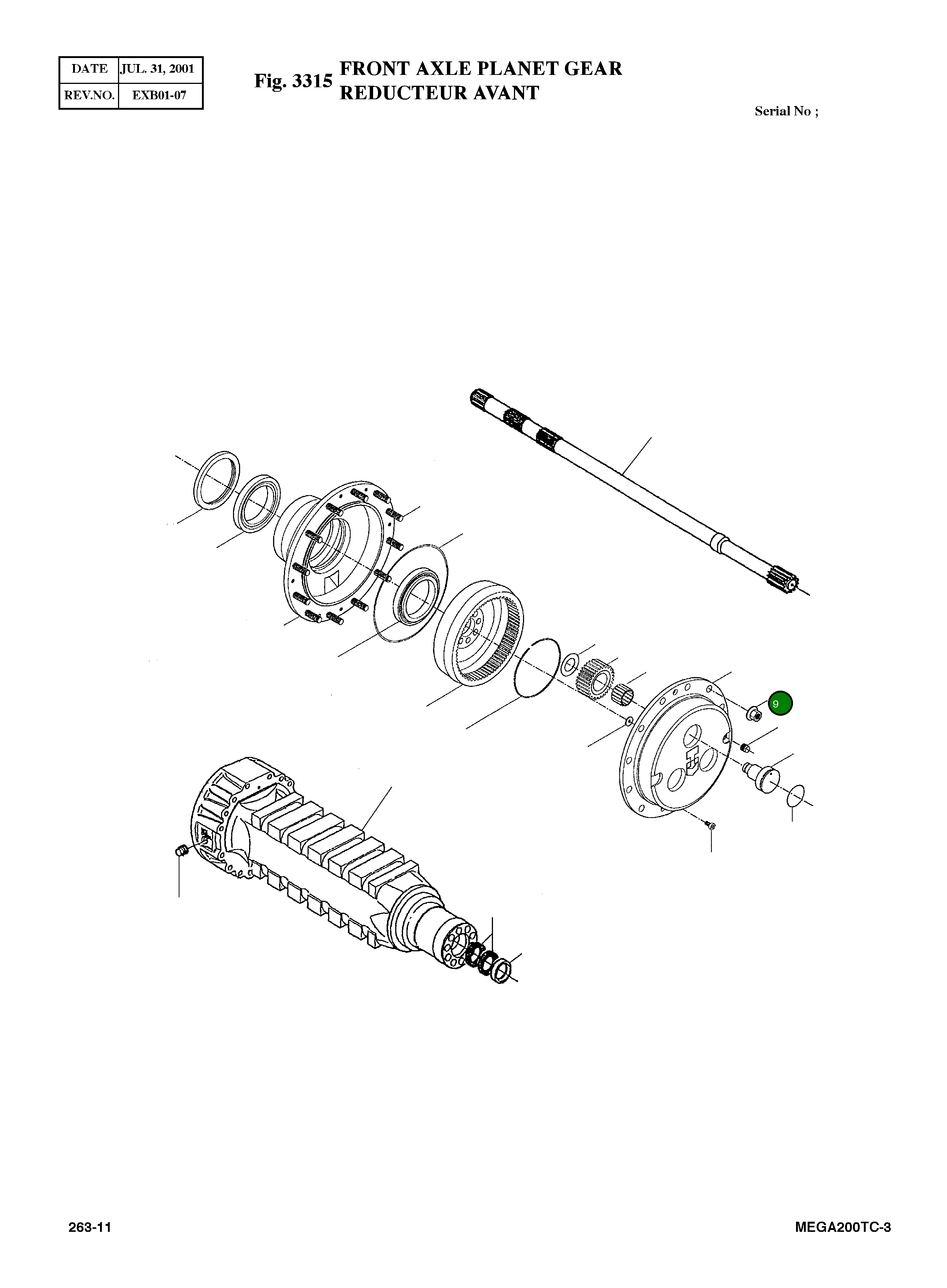 Гайка 006.11.1413 Komatsu