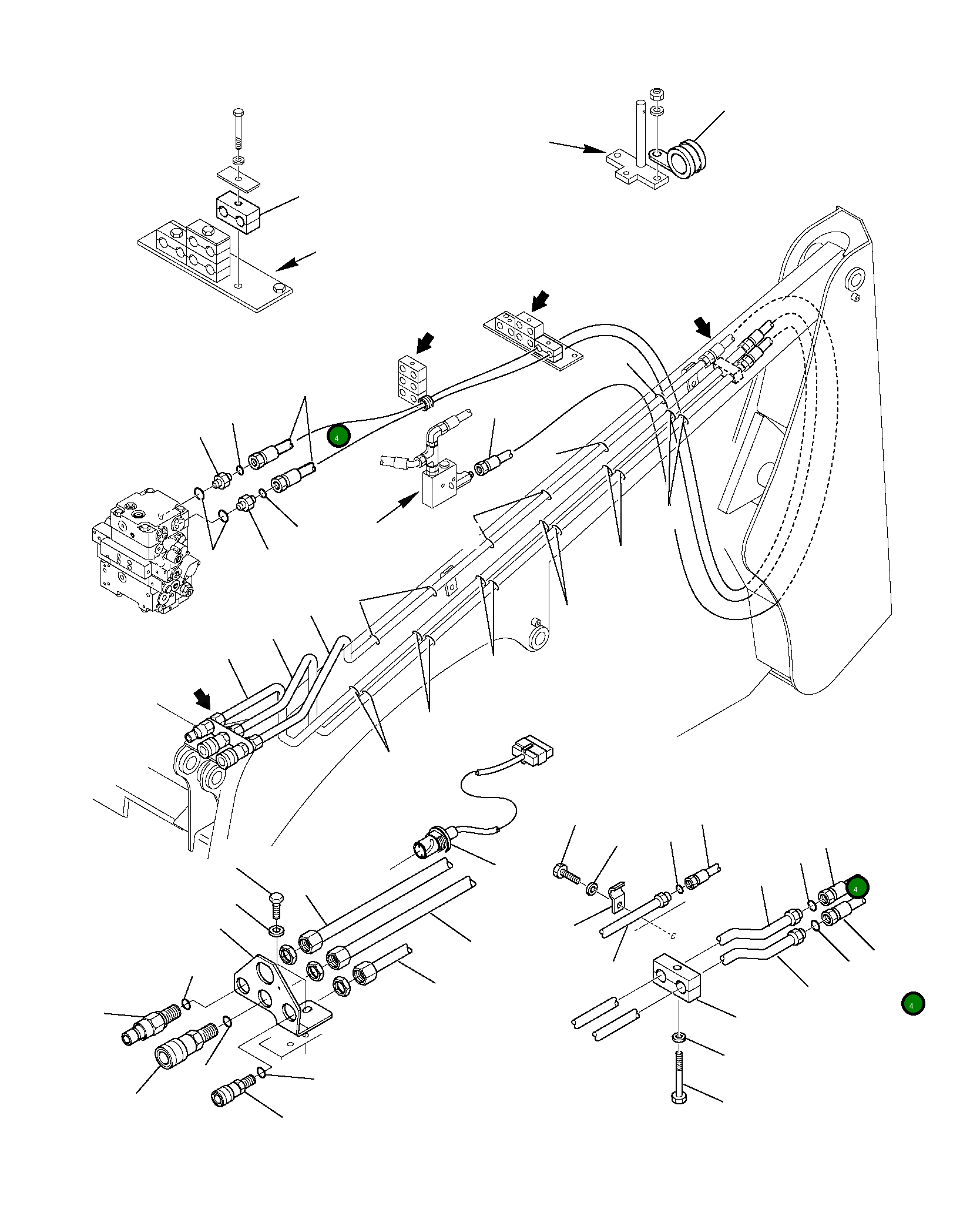 Шланг 37A-970-1370 Komatsu