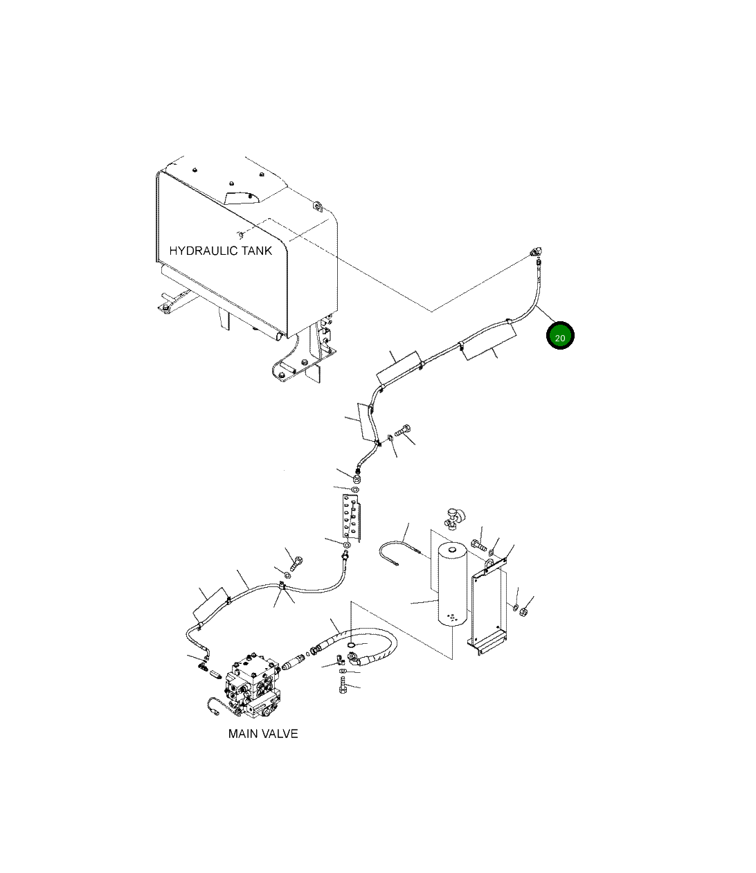 Шланг 424-62-43860 Komatsu