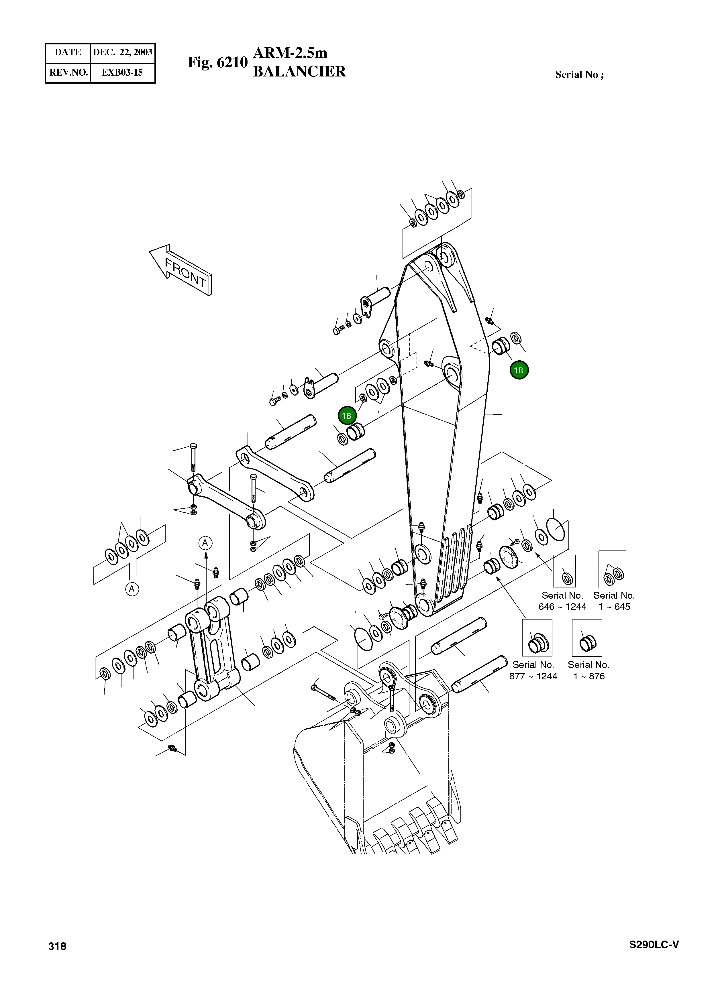 Втулка 2110-1333B Komatsu