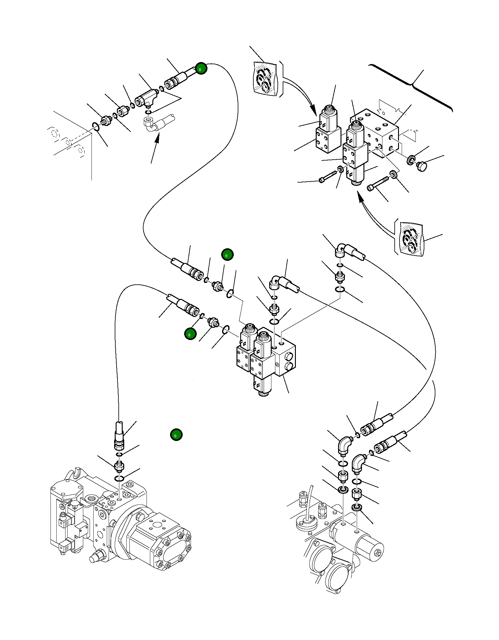 Шланг 392400015 Komatsu