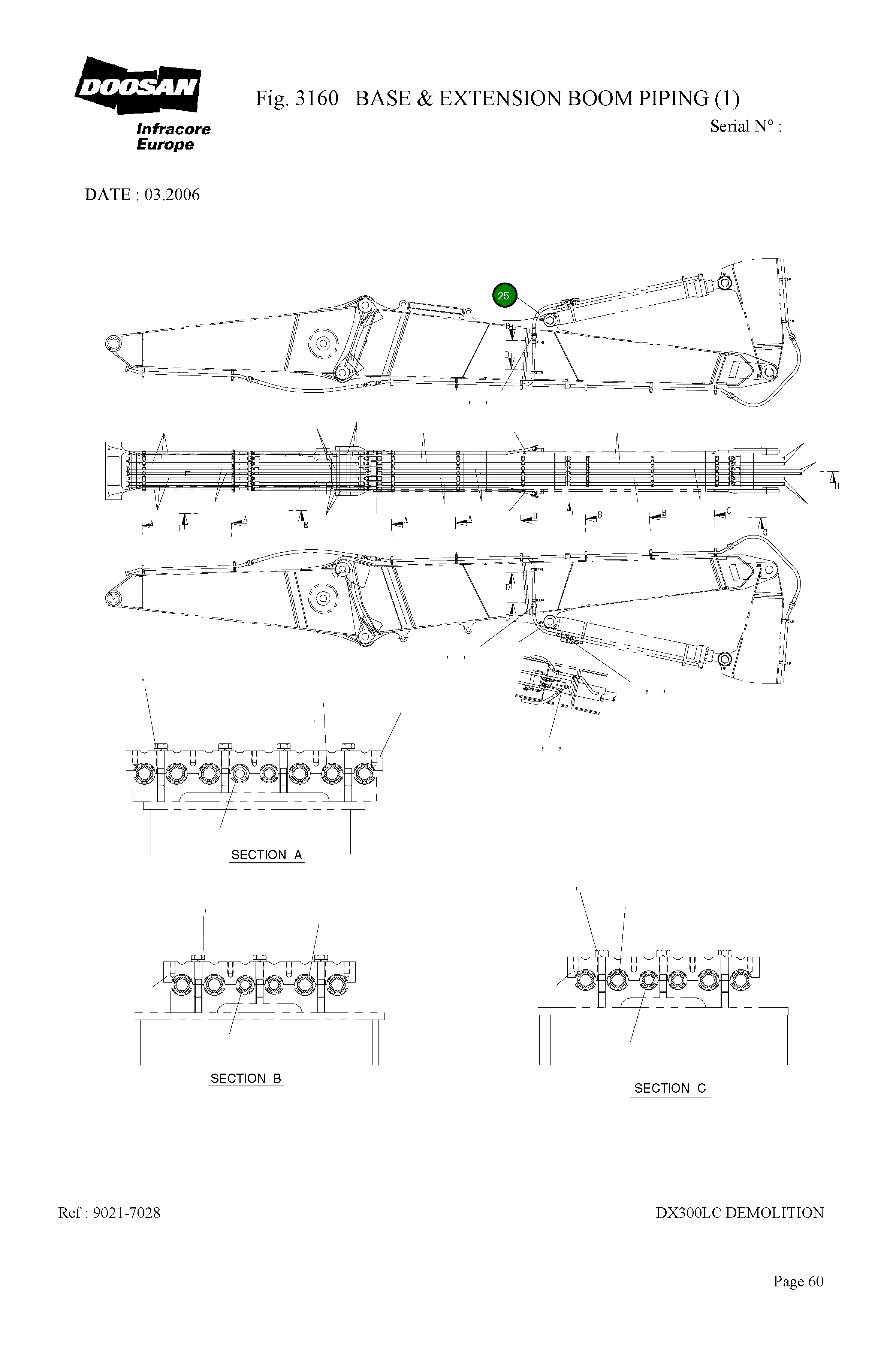 Шланг 9184-1054D10 Komatsu