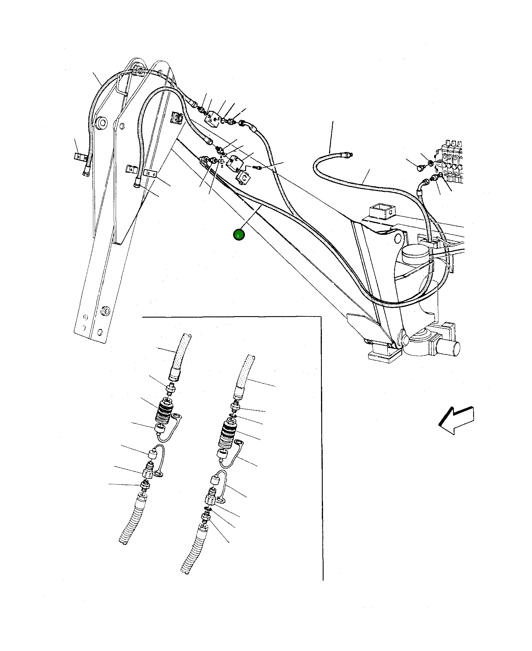Шланг UE2000583 Komatsu