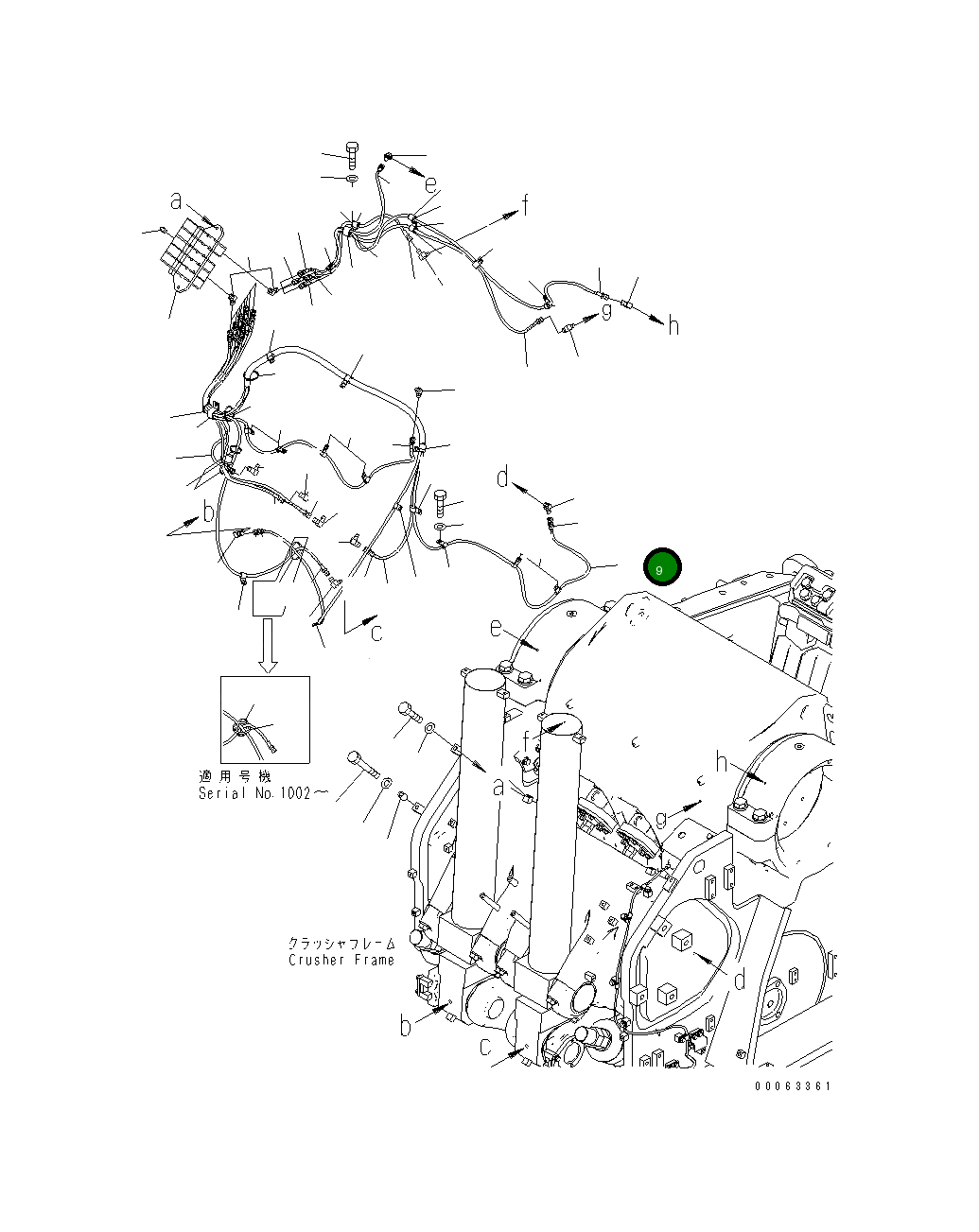 Шланг 8234-70-6281 Komatsu