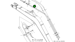 Шланг 22F-62-23340 Komatsu