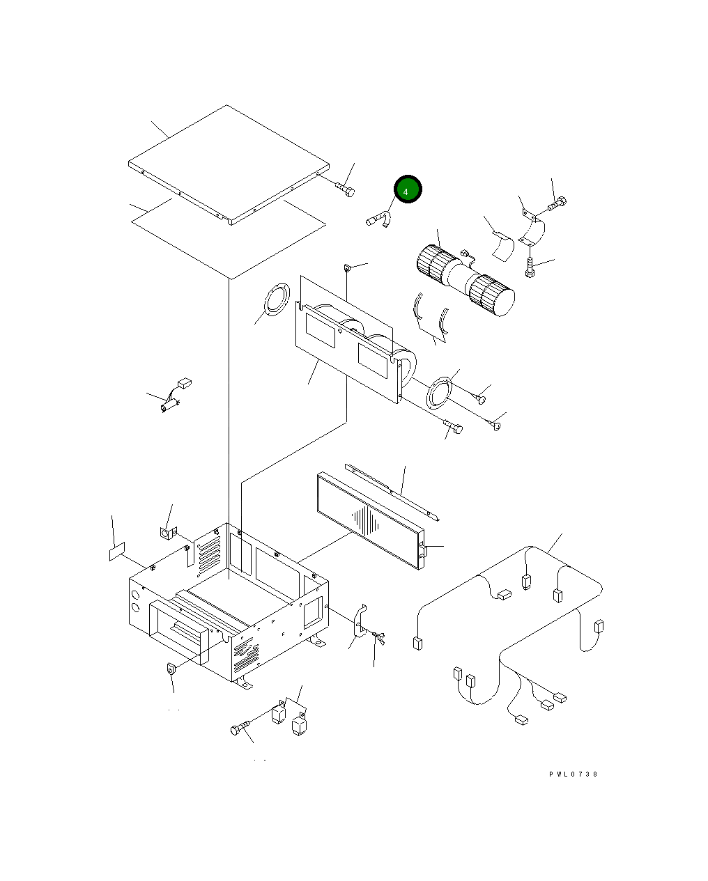 Шланг TW7013-2830 Komatsu
