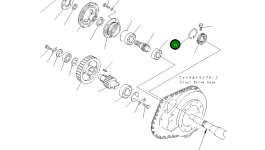 Внутренний подшипник 150-09-13260 Komatsu