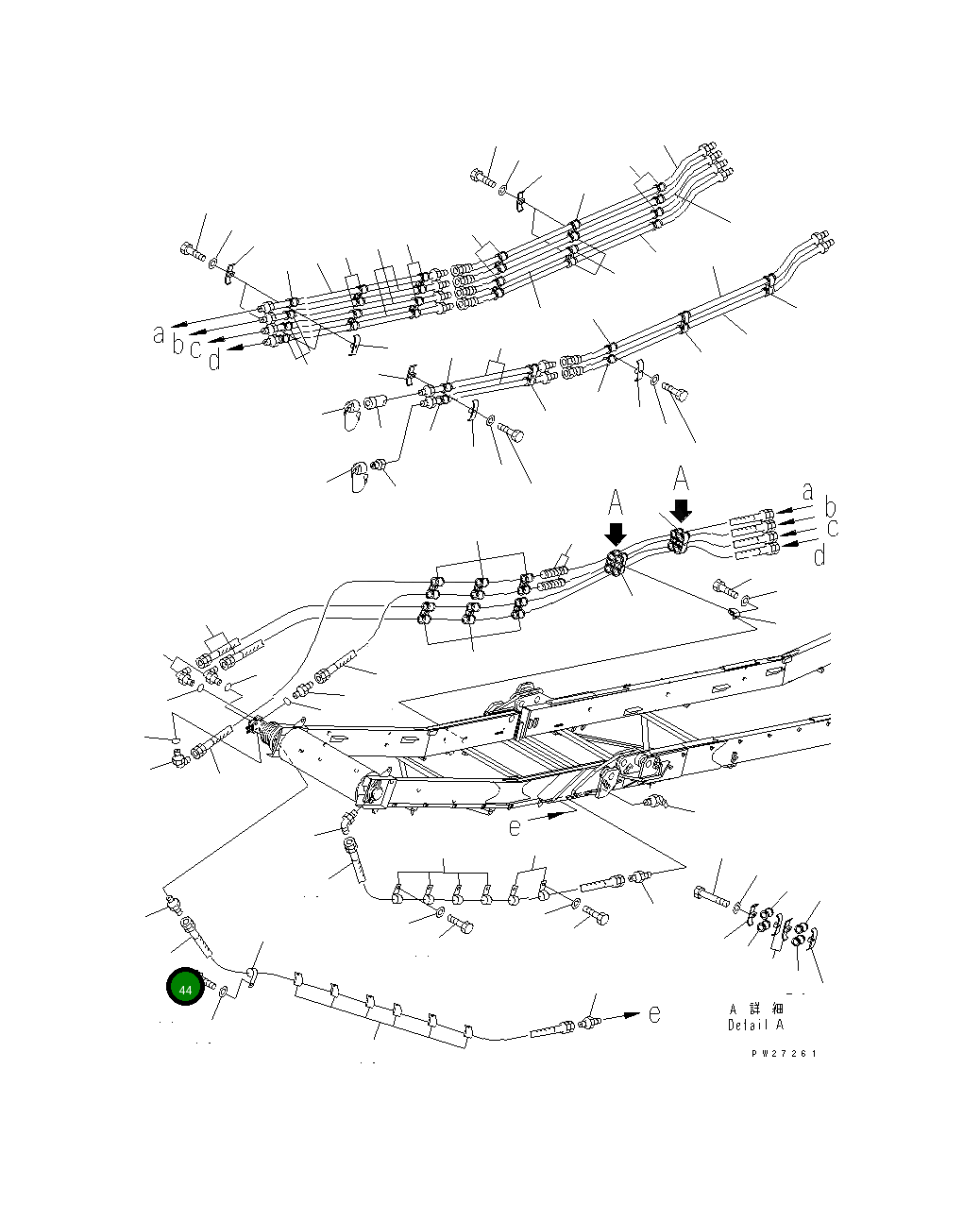 Шланг 8272-75-3630 Komatsu