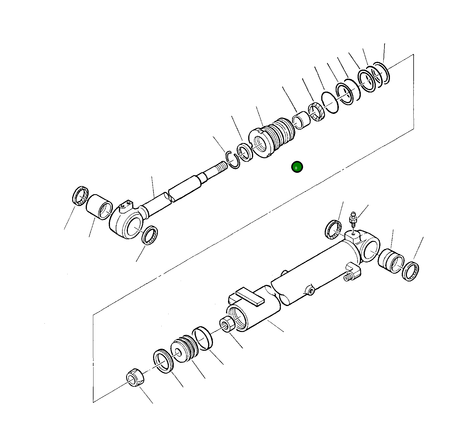 Втулка 500466169 Komatsu