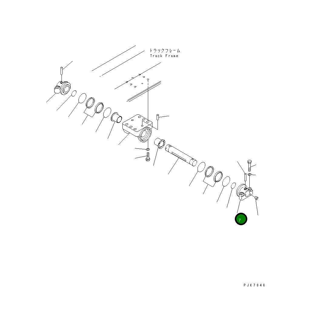Втулка 14S-30-12330 Komatsu