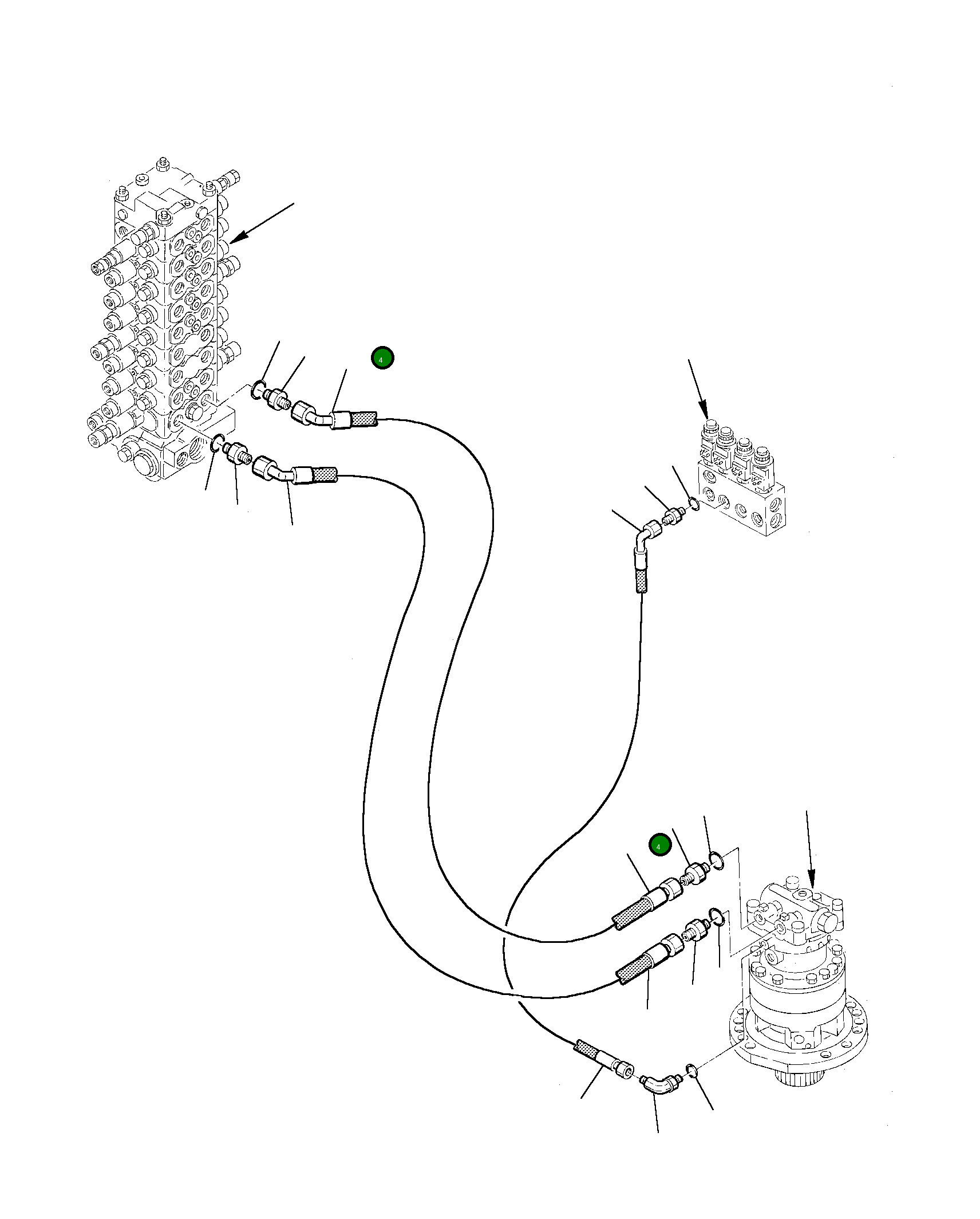 Шланг 22E-09-12420 Komatsu