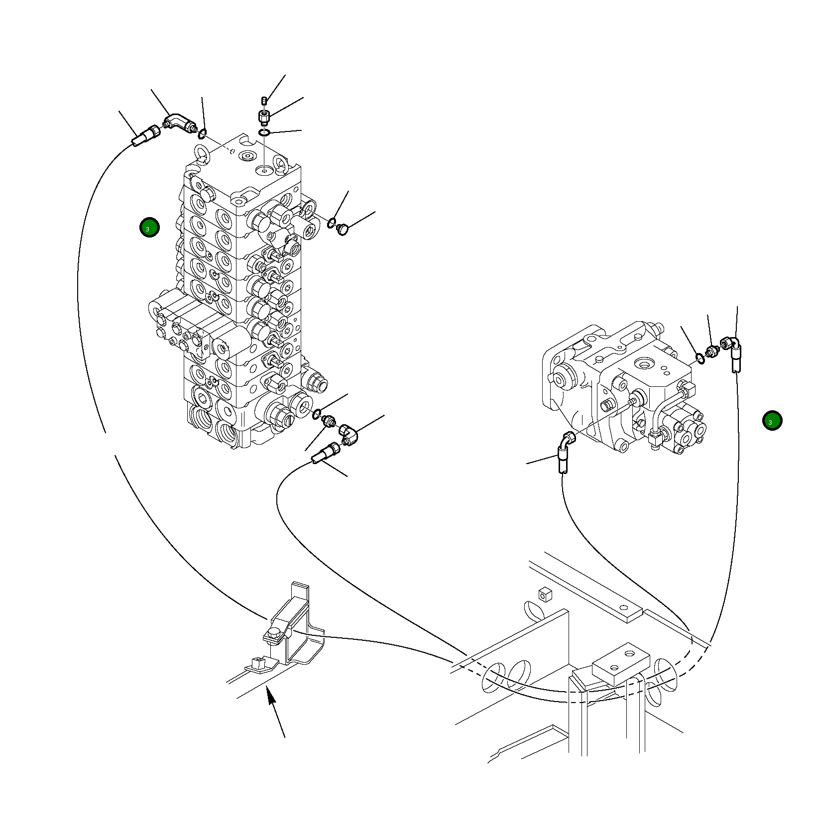 Шланг 392378020 Komatsu