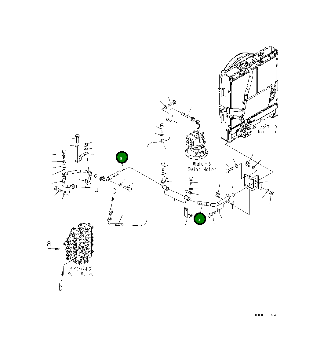 Шланг 22U-62-25891 Komatsu