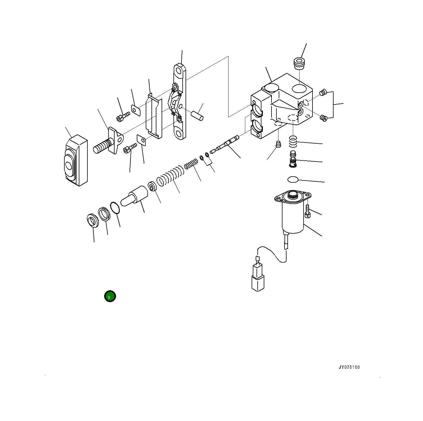 Втулка 7021654580 Komatsu
